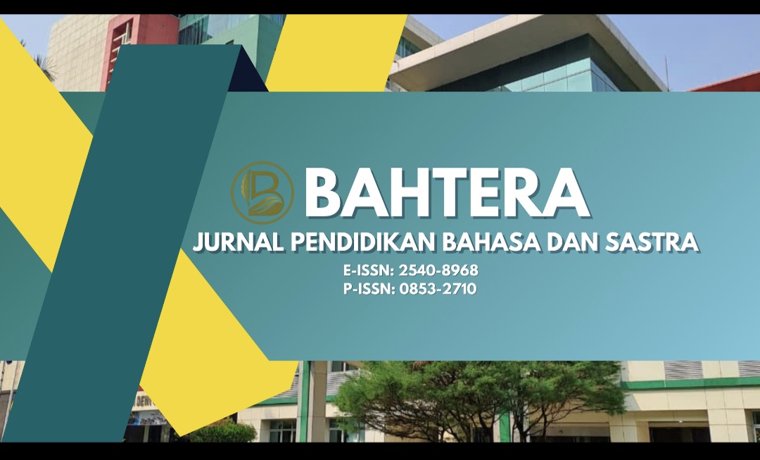 					View Vol. 25 No. 2 (2026): BAHTERA: Jurnal Pendidikan Bahasa dan Sastra, Volume 25 Nomor 2 Juli 2026
				