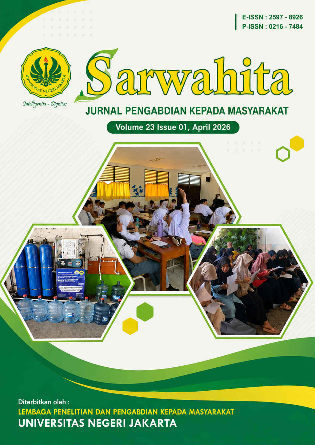 					View Vol. 23 No. 01 (2026): Sarwahita : Jurnal Pengabdian Kepada Masyarakat
				