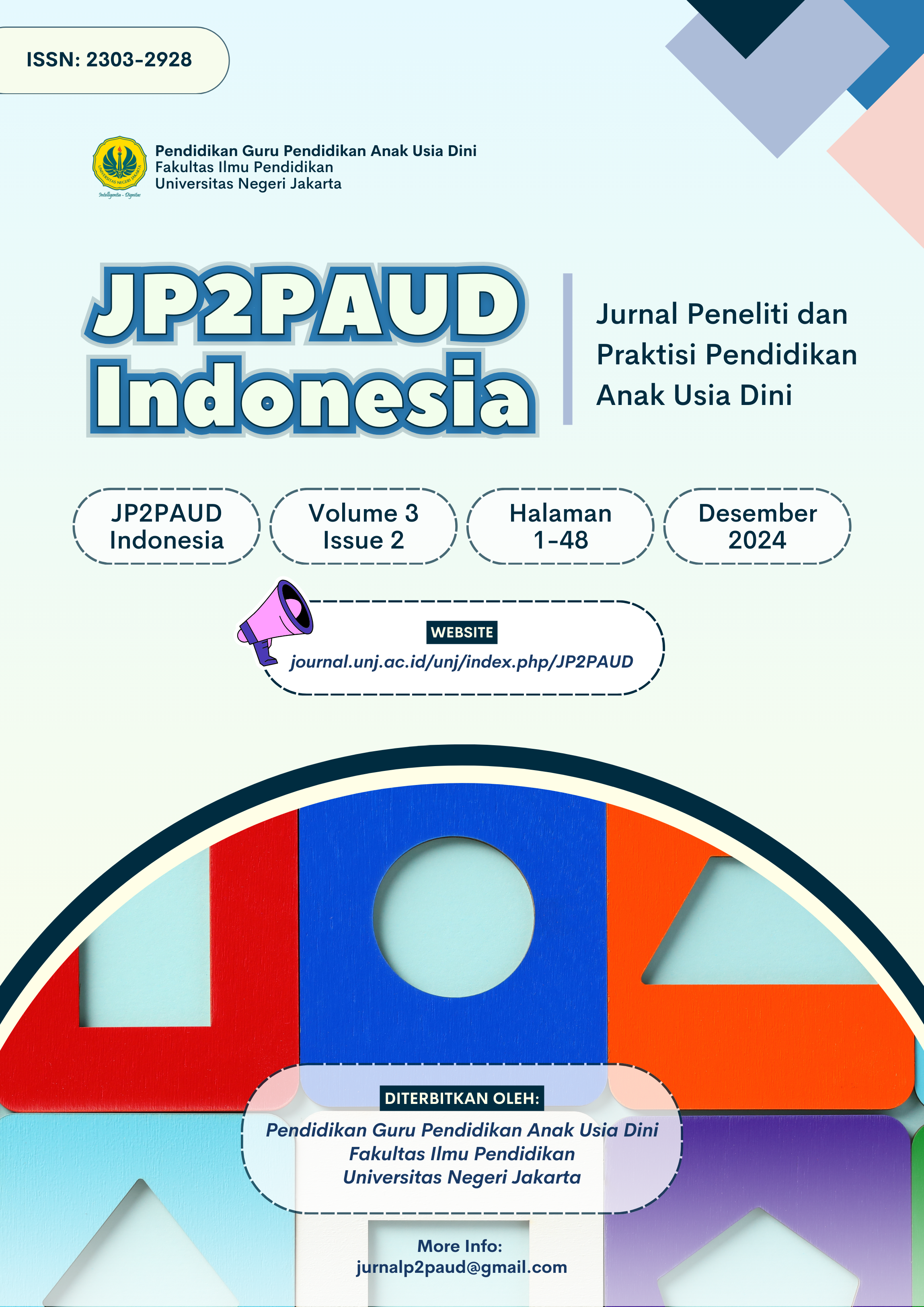 					View Vol. 3 No. 2 (2024): jurnal Peneliti dan Praktisi PAUD
				