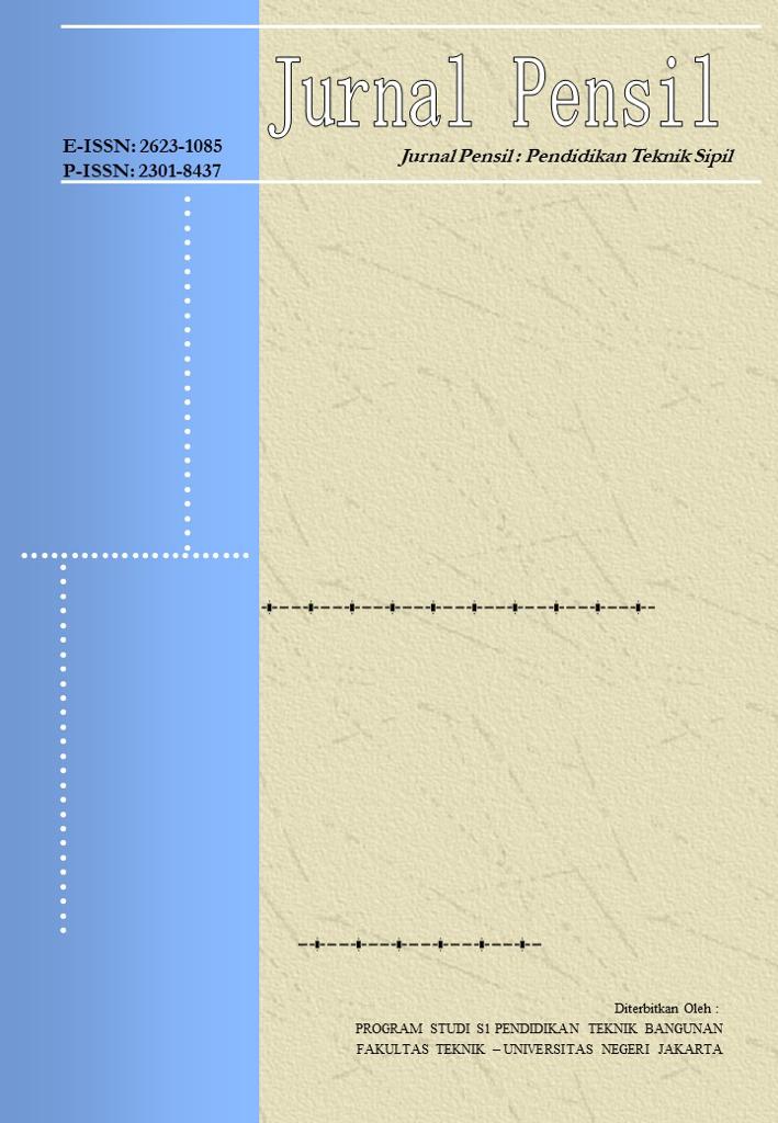 					View Vol. 14 No. 1 (2025): Jurnal Pensil : Pendidikan Teknik Sipil
				
